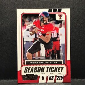 2021 Panini Contenders Draft Picks Patrick Mahomes II Season Ticket #1